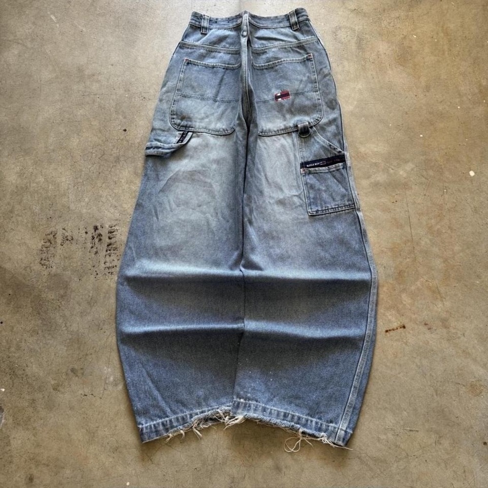 Baggy Bugle Boy Carpenter Wide Leg Denim Jeans Surf Summer Vintage Y2K 36x32